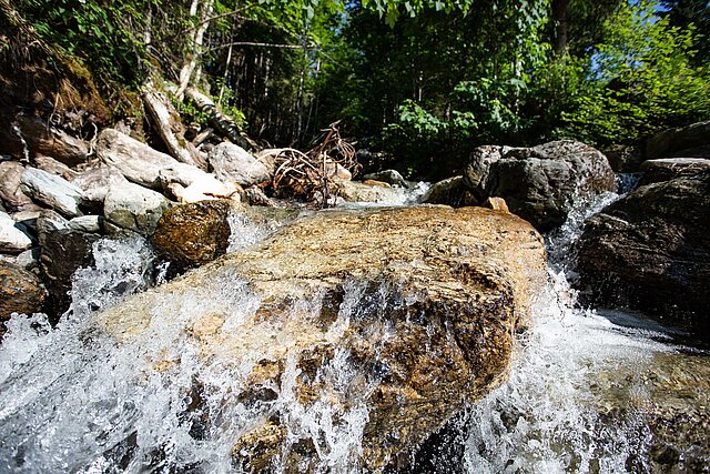 <p>Lebenselixier Wasser - Flachaus größter Schatz, die Marbach-Quelle</p>